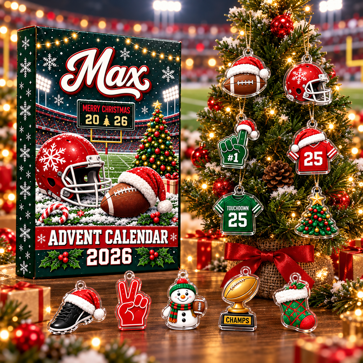 Football Christmas Advent Calendar