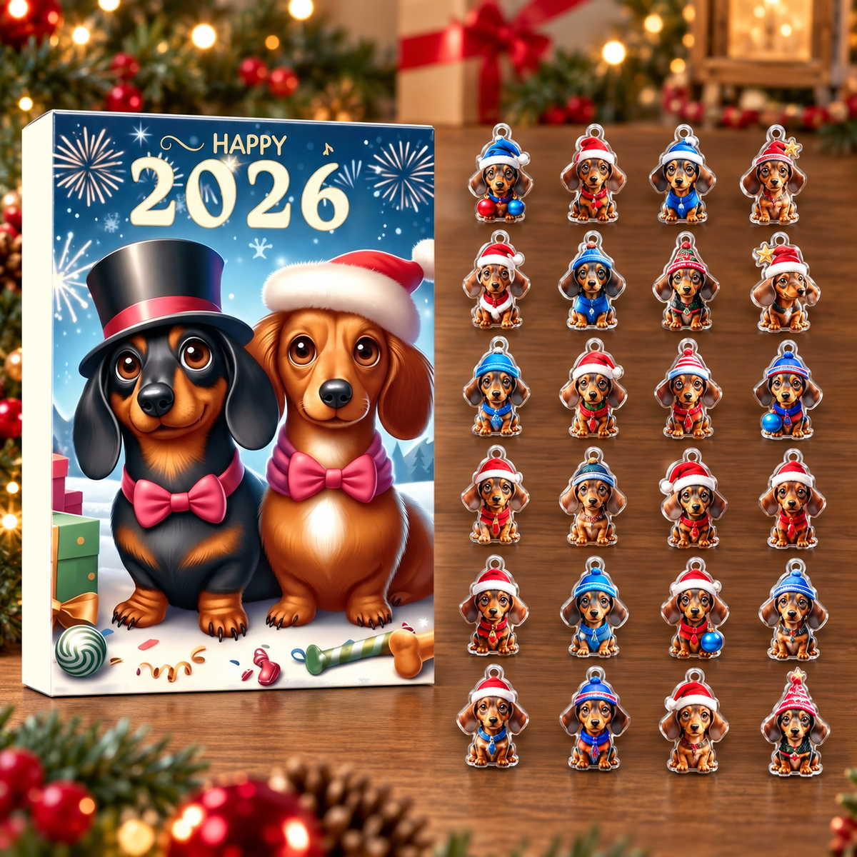 Dachshund Christmas Advent Calendar