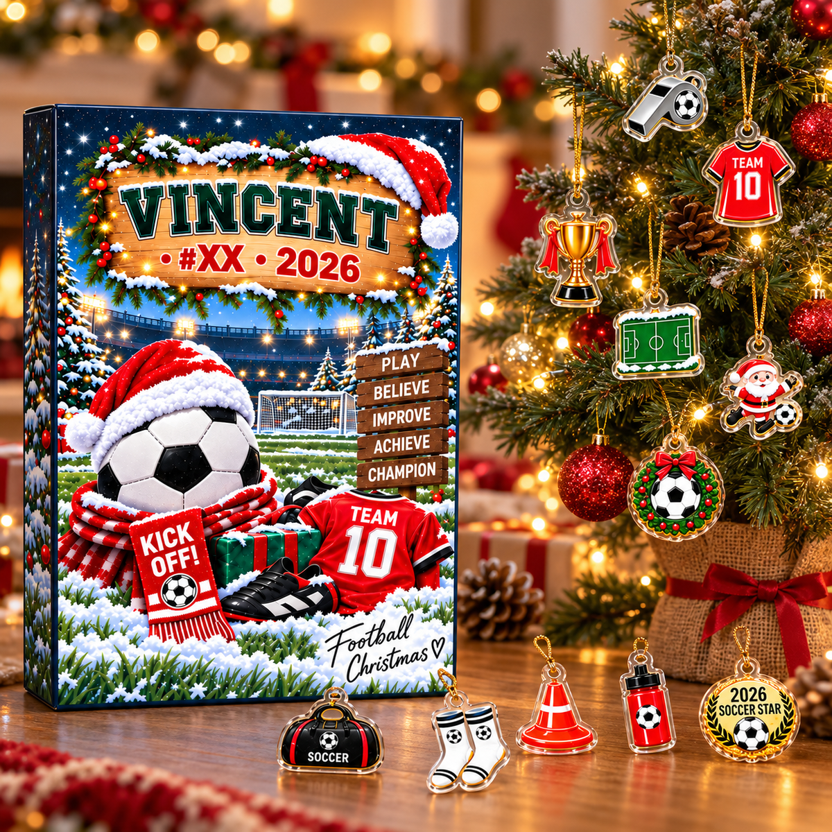 Personalized Soccer Advent Calendar