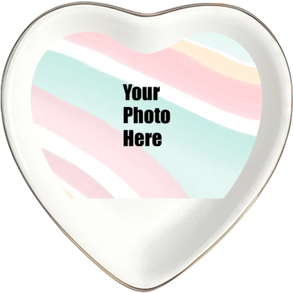 Personalized Heart Photo Jewelry Tray – personalized product image 5