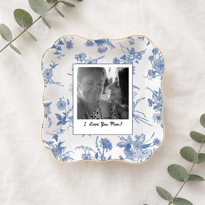 Personalized Polaroid Photo Jewelry Dish – personalized product image 4