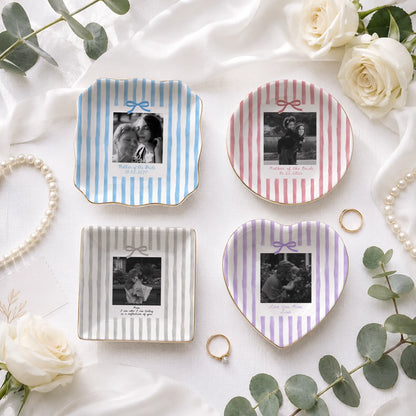 Personalized Photo Ceramic Jewelry Tray – personalized product image 5