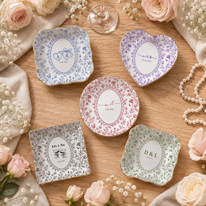 Personalized Botanical Jewelry Tray – personalized product image 1