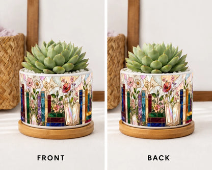 Book Lover Plant Pot – personalized product image 4