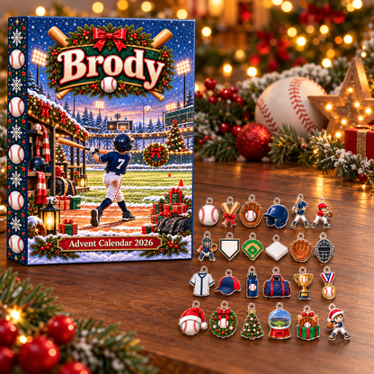 Baseball Christmas Advent Calendar