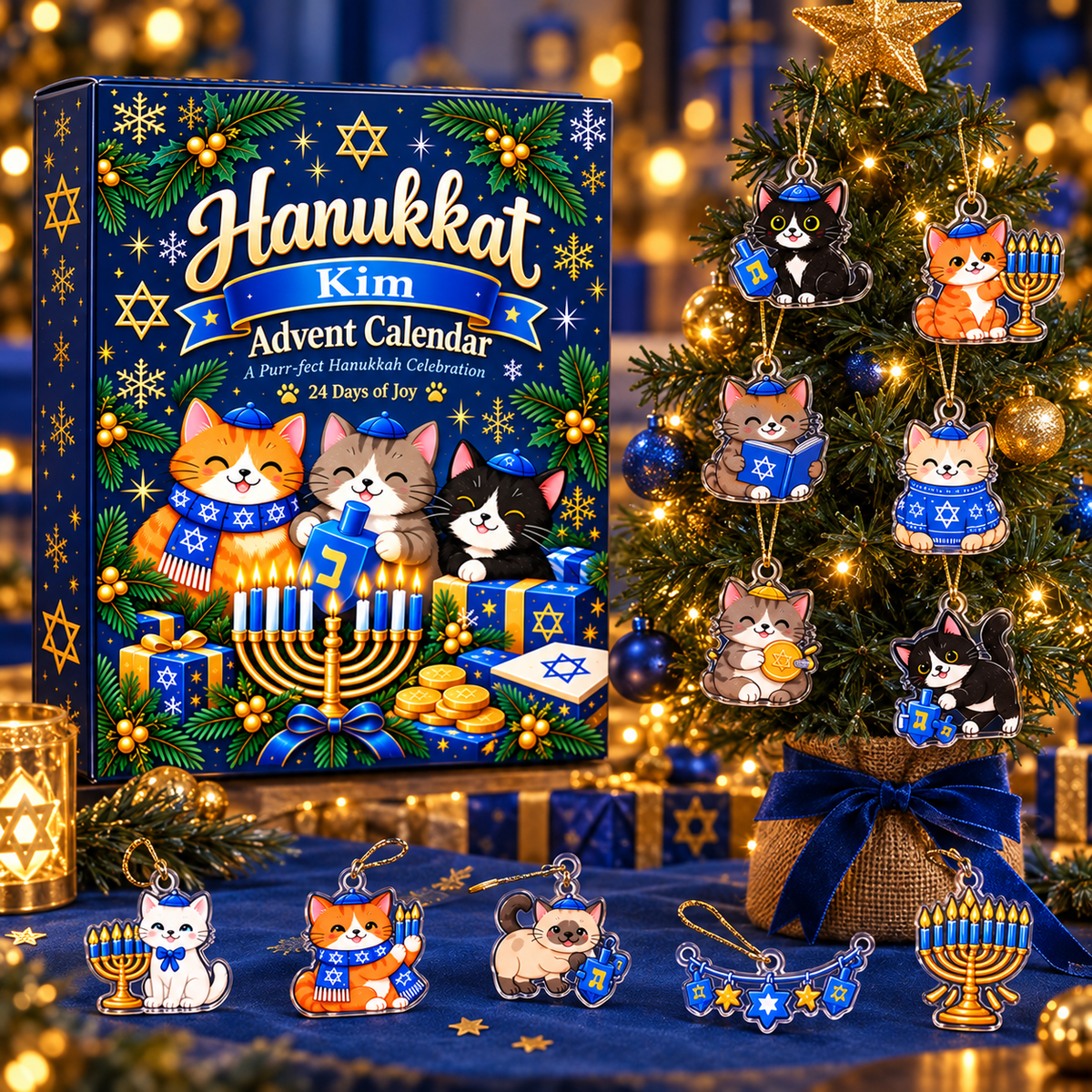 Hanukkah Cat Advent Calendar