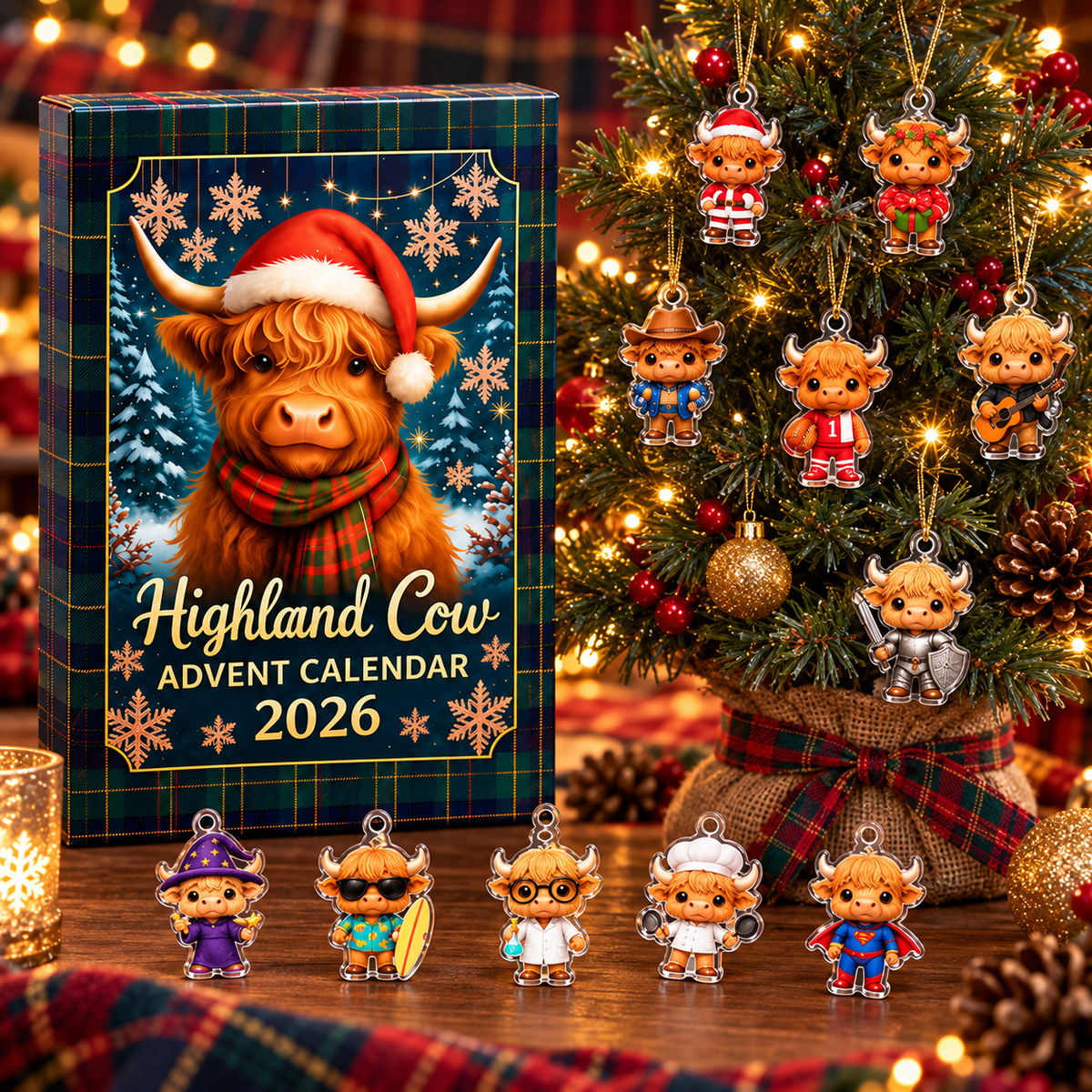 Highland Cow Advent Calendar
