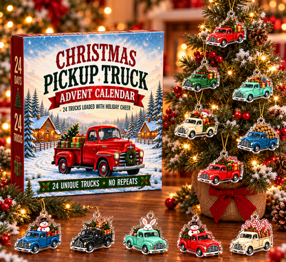 Christmas Pickup Truck Advent Calendar