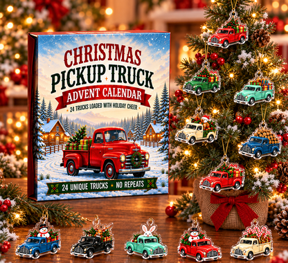 Christmas Pickup Truck Advent Calendar