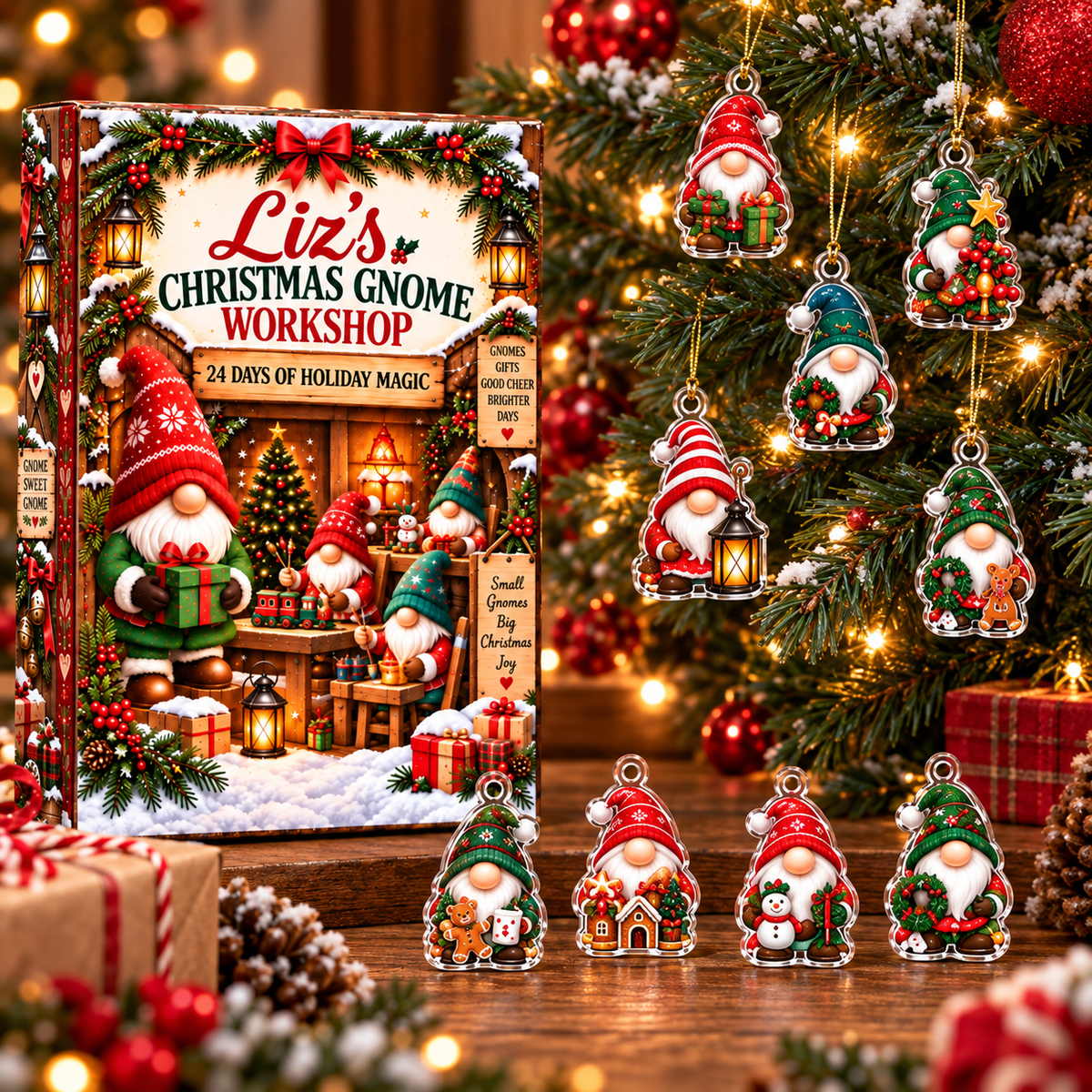 Christmas Gnome Workshop Advent Calendar