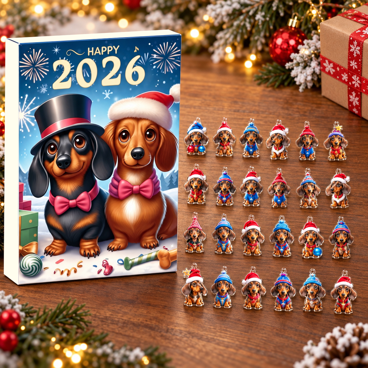 Dachshund Christmas Advent Calendar