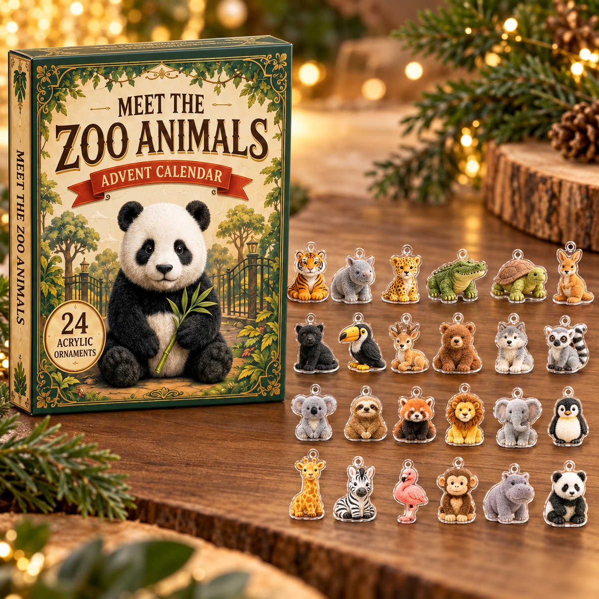 Zoo Animals Advent Calendar