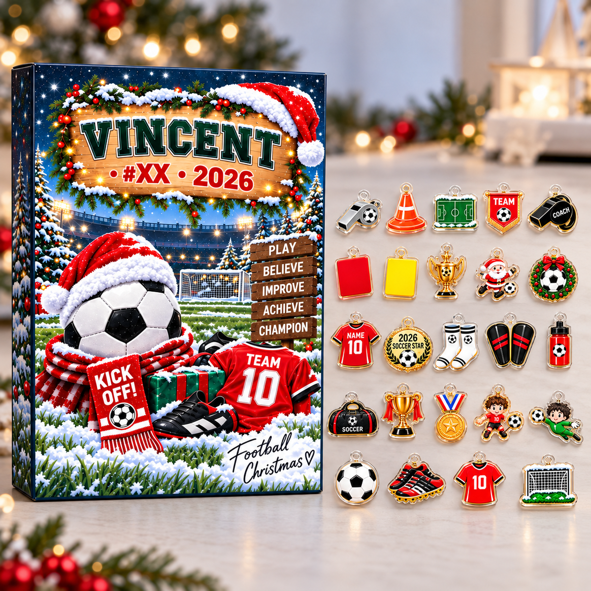 Personalized Soccer Advent Calendar
