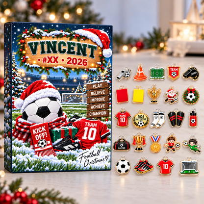 Personalized Soccer Advent Calendar