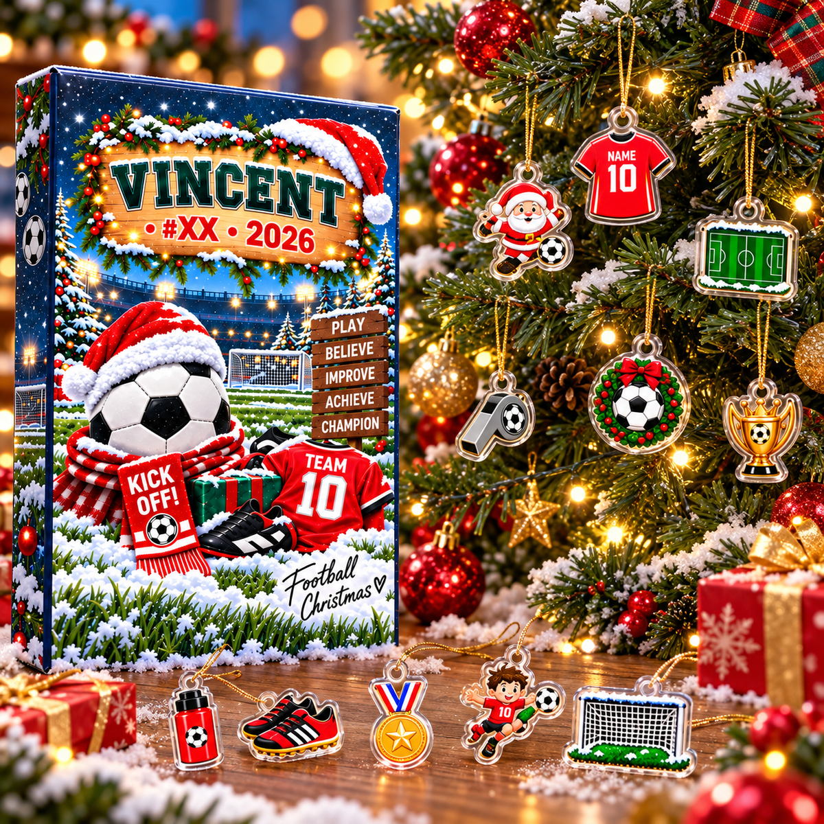 Personalized Soccer Advent Calendar