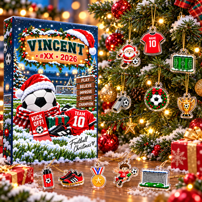 Personalized Soccer Advent Calendar