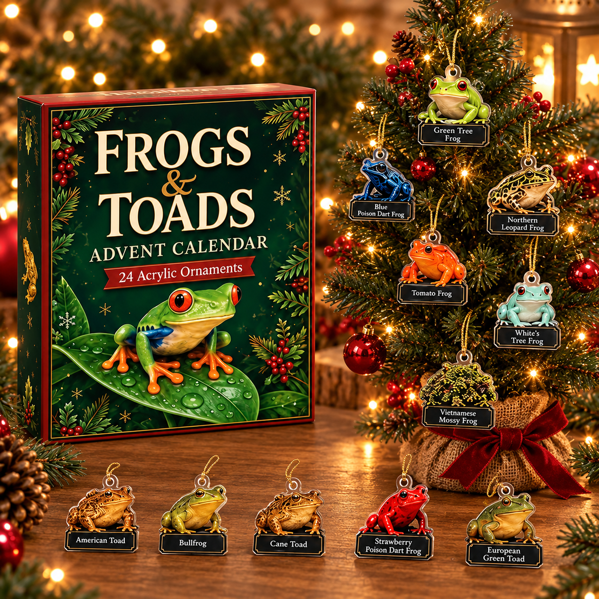 Frogs and Toads Advent Calendar