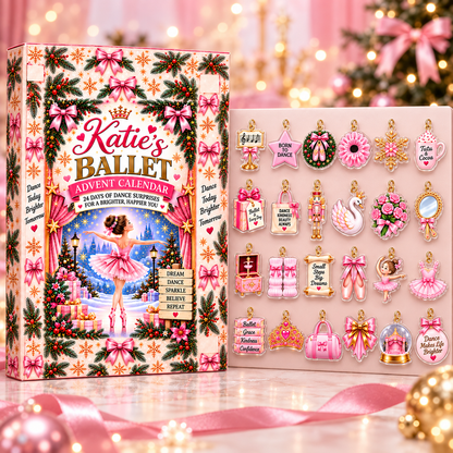 Personalized Ballet Christmas Advent Calendar 2026 – personalized product image 1