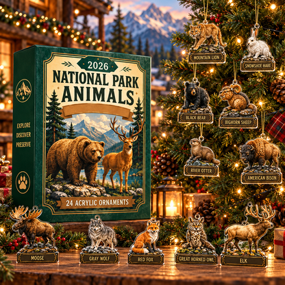 National Park Wildlife Advent Calendar 2026 – personalized product image 1