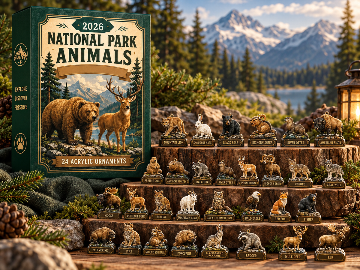National Park Wildlife Advent Calendar 2026 – personalized product image 2
