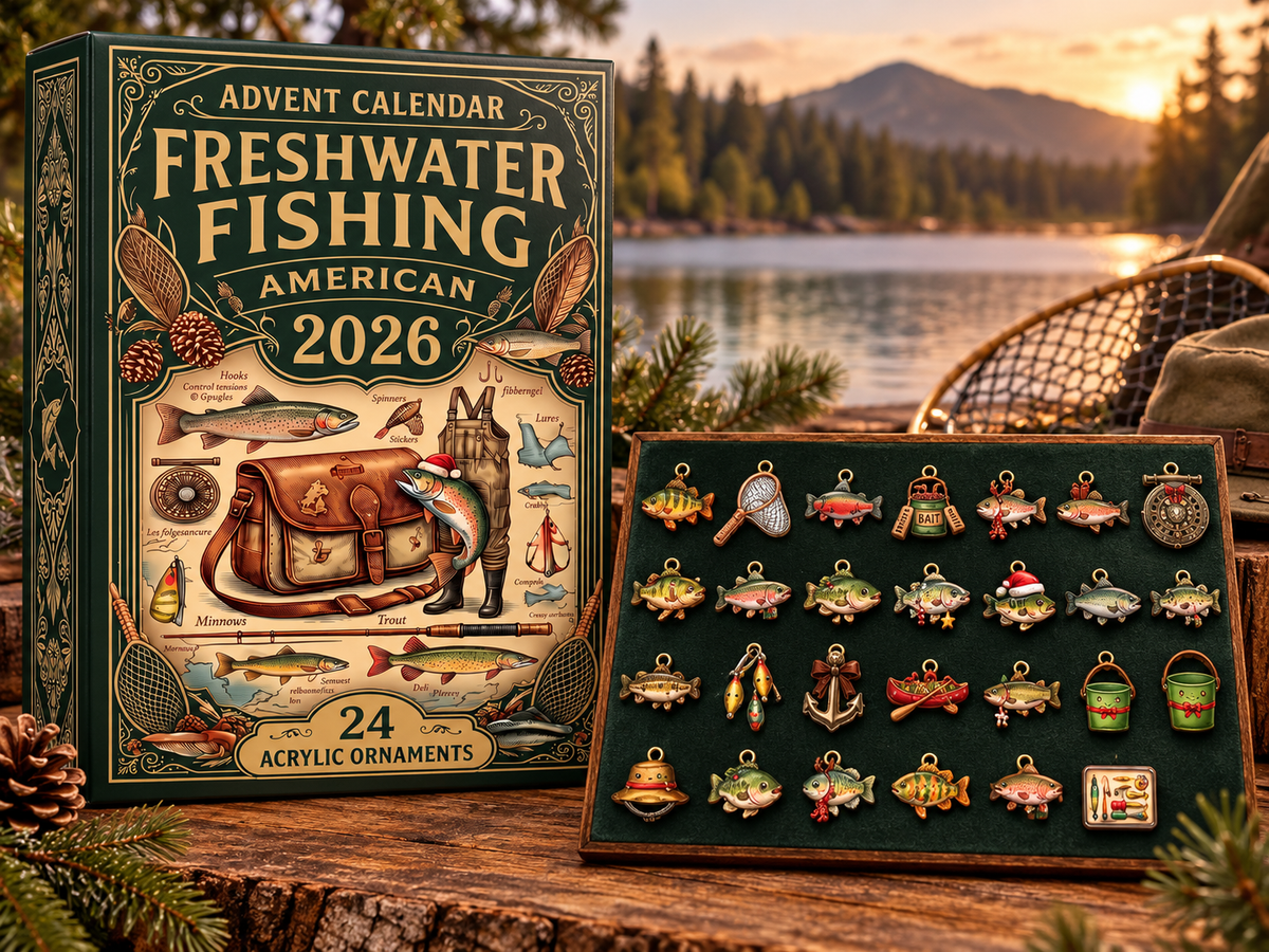 Freshwater Fishing Advent Calendar 2026 – personalized product image 2