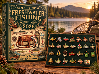 Freshwater Fishing Advent Calendar 2026 – personalized product image 2