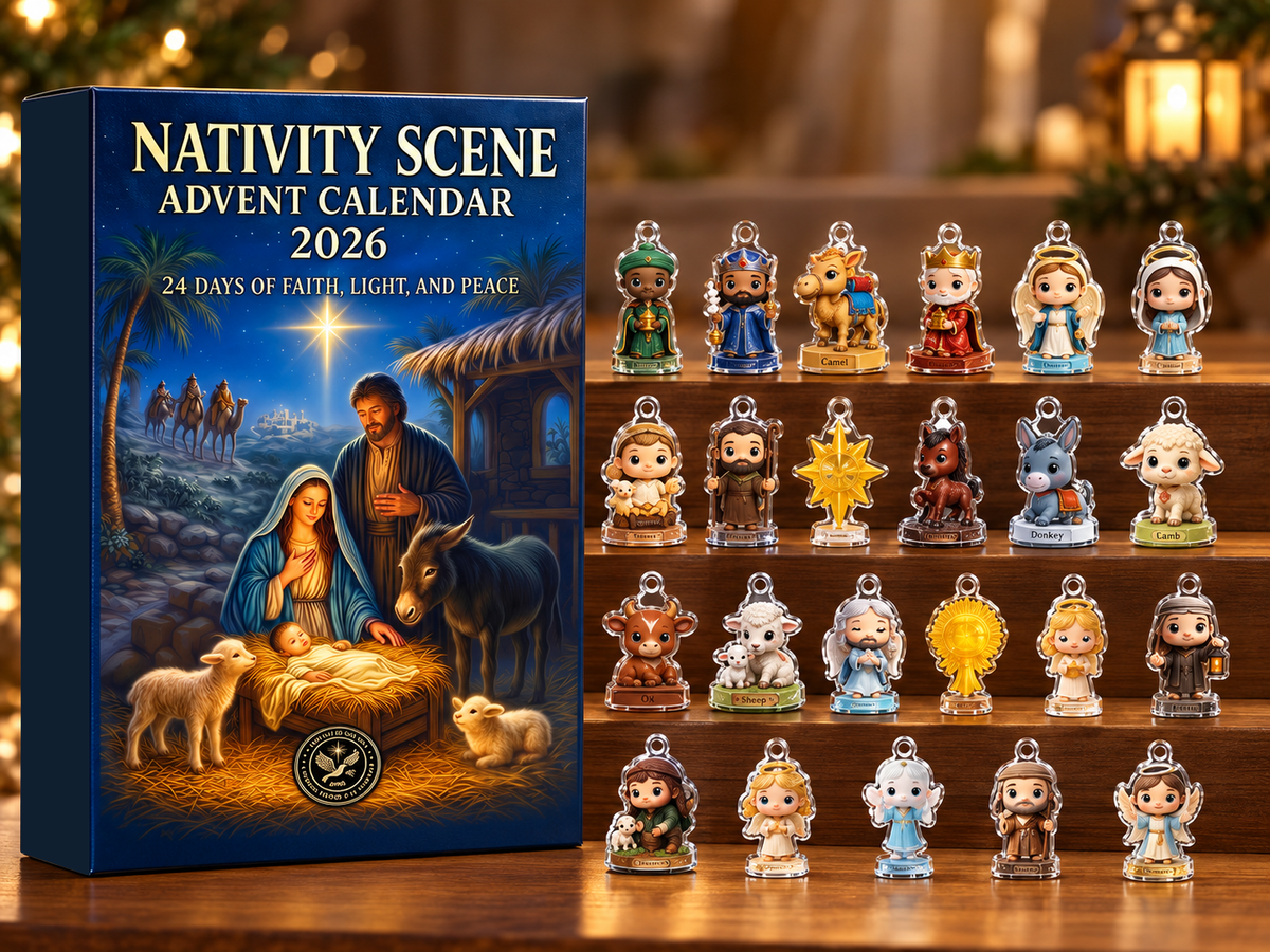 Nativity Scene Advent Calendar 2026 – personalized product image 1