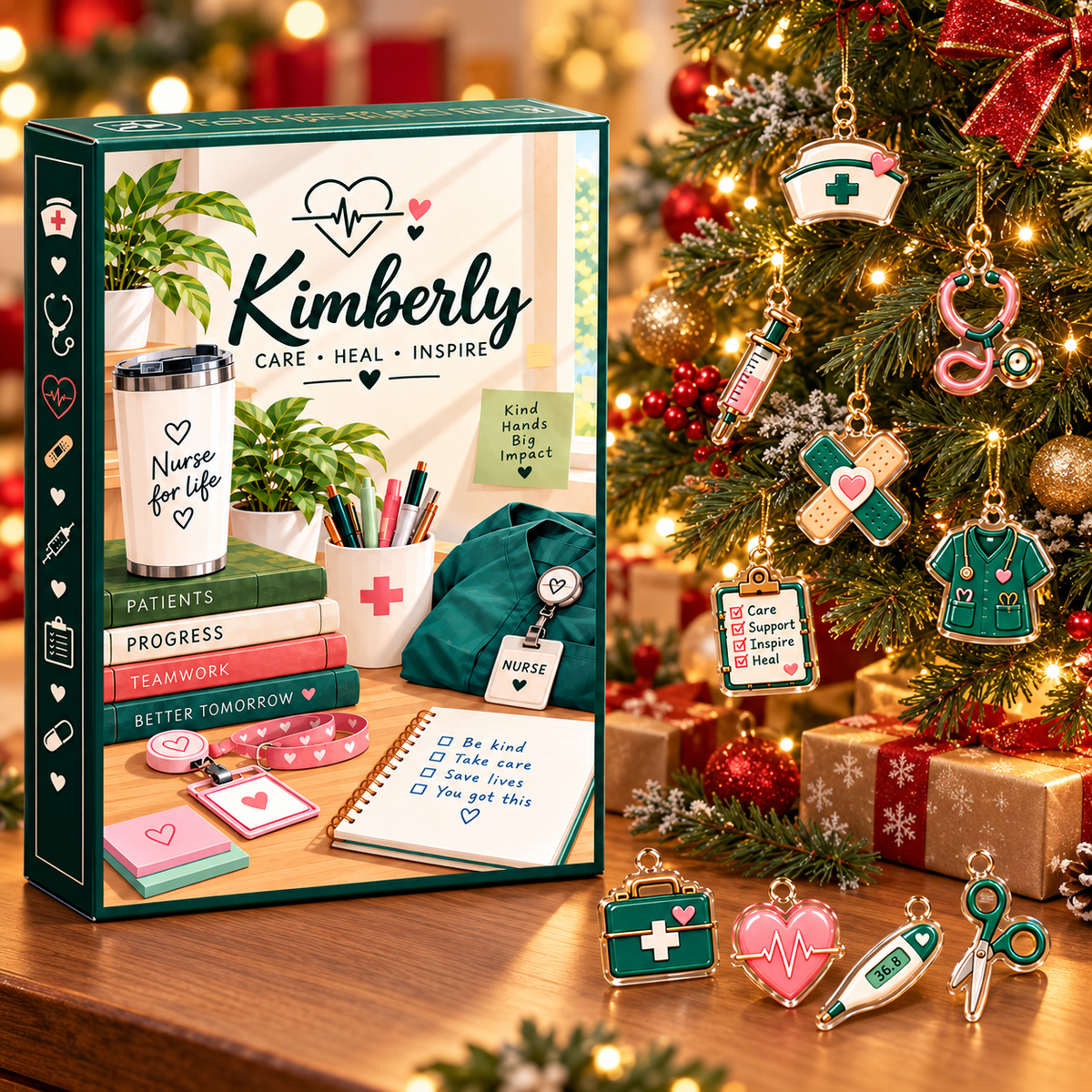 Personalized Nurse Care & Inspire Advent Calendar 2026 – personalized product image 1