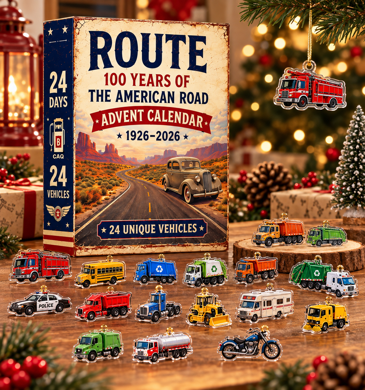 American Road Trip Advent Calendar 2026 – personalized product image 1