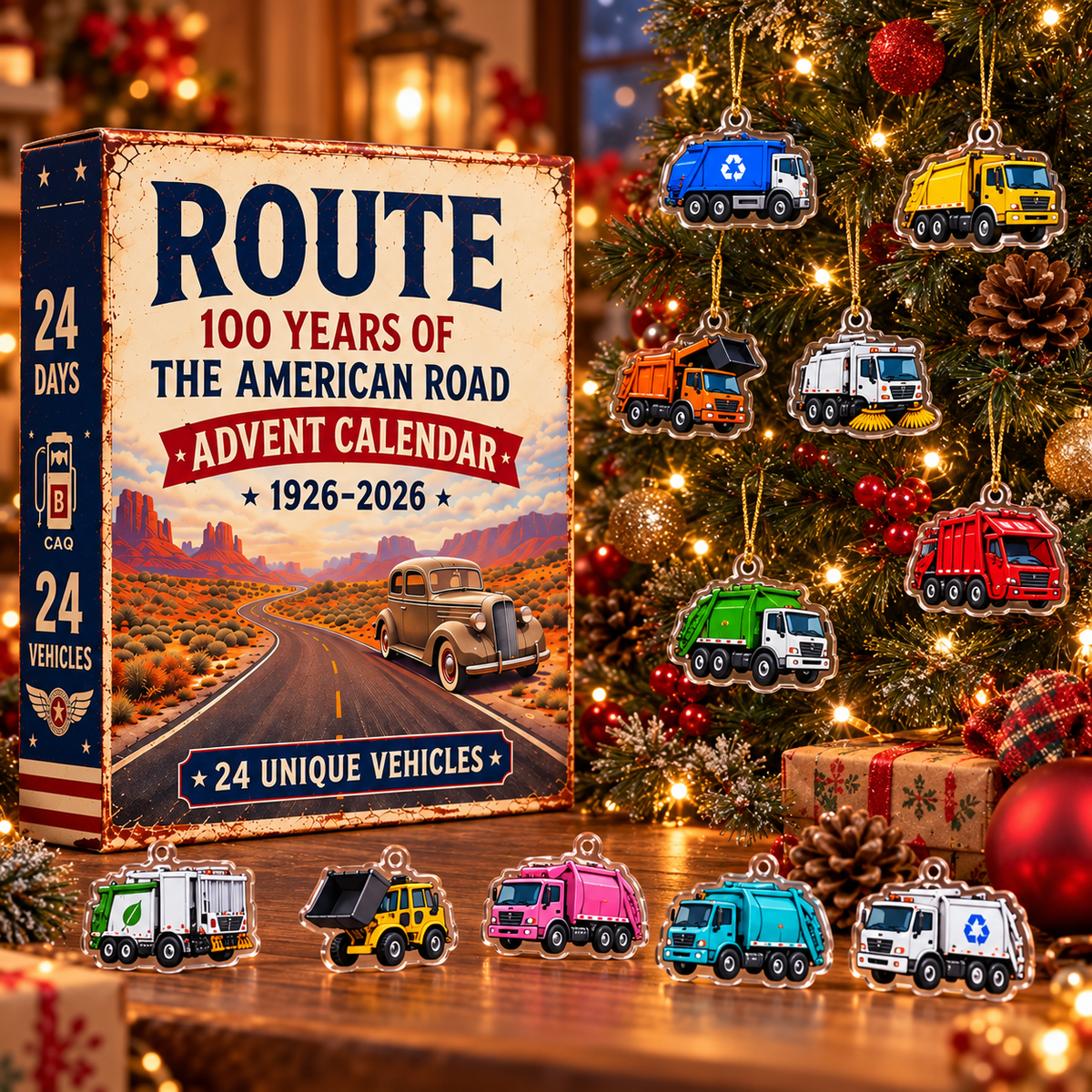 American Road Trip Advent Calendar 2026 – personalized product image 3