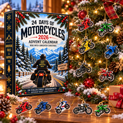 Motorcycle Countdown Advent Calendar 2026 – personalized product image 2