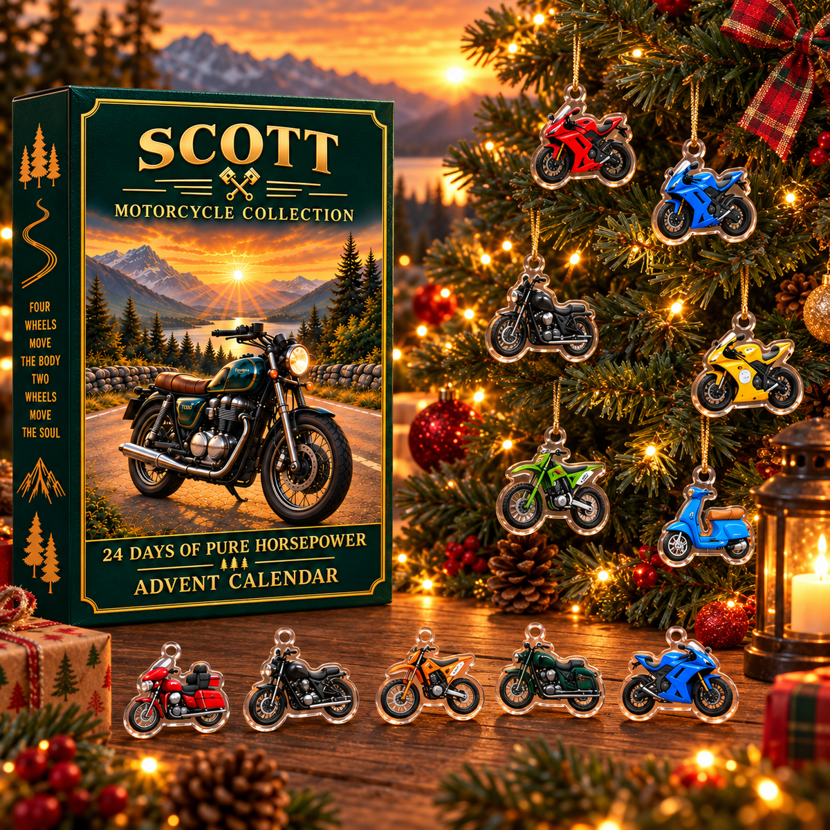 Personalized Motorcycle Collection Advent Calendar 2026 – personalized product image 2