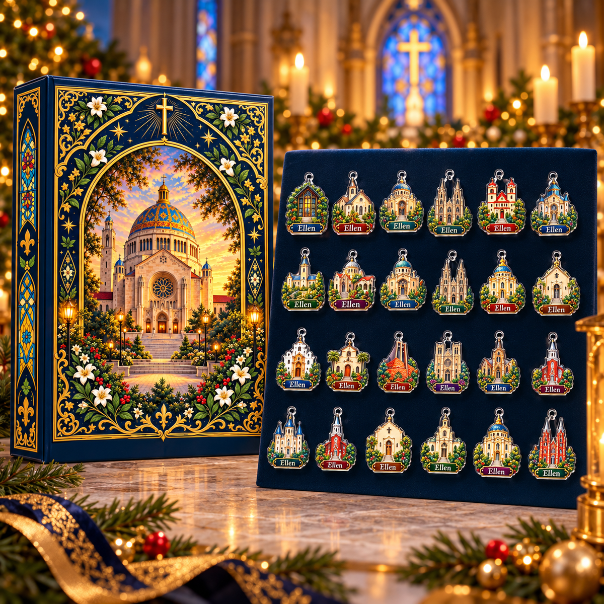 Christmas Church Collection Advent Calendar 2026 – personalized product image 1