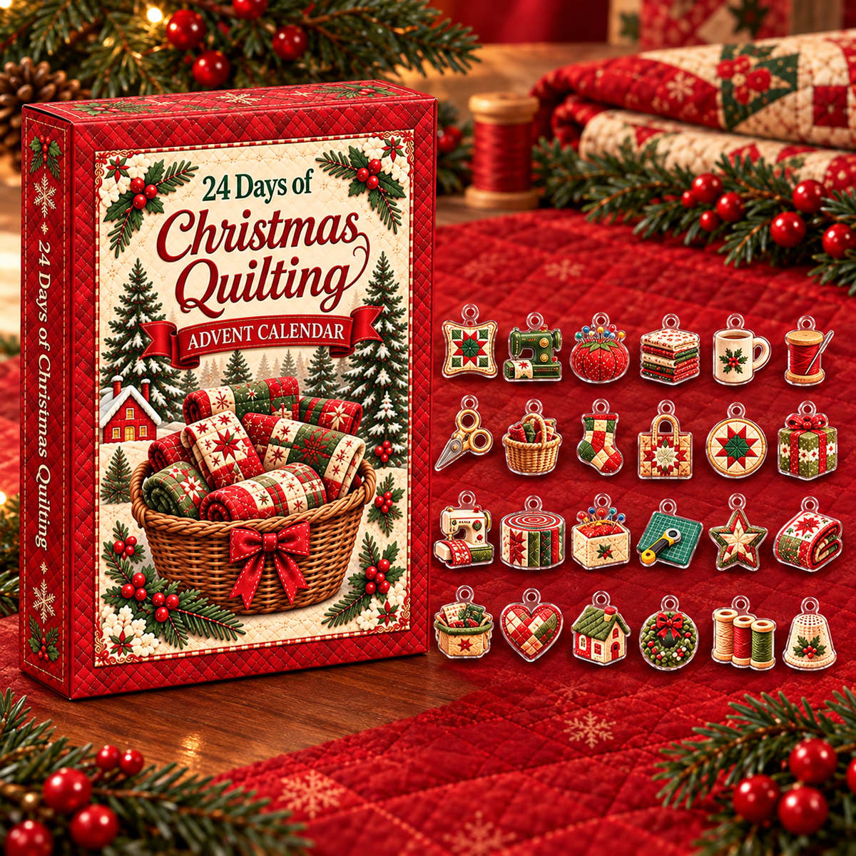 Christmas Quilting Advent Calendar 2026 – personalized product image 1