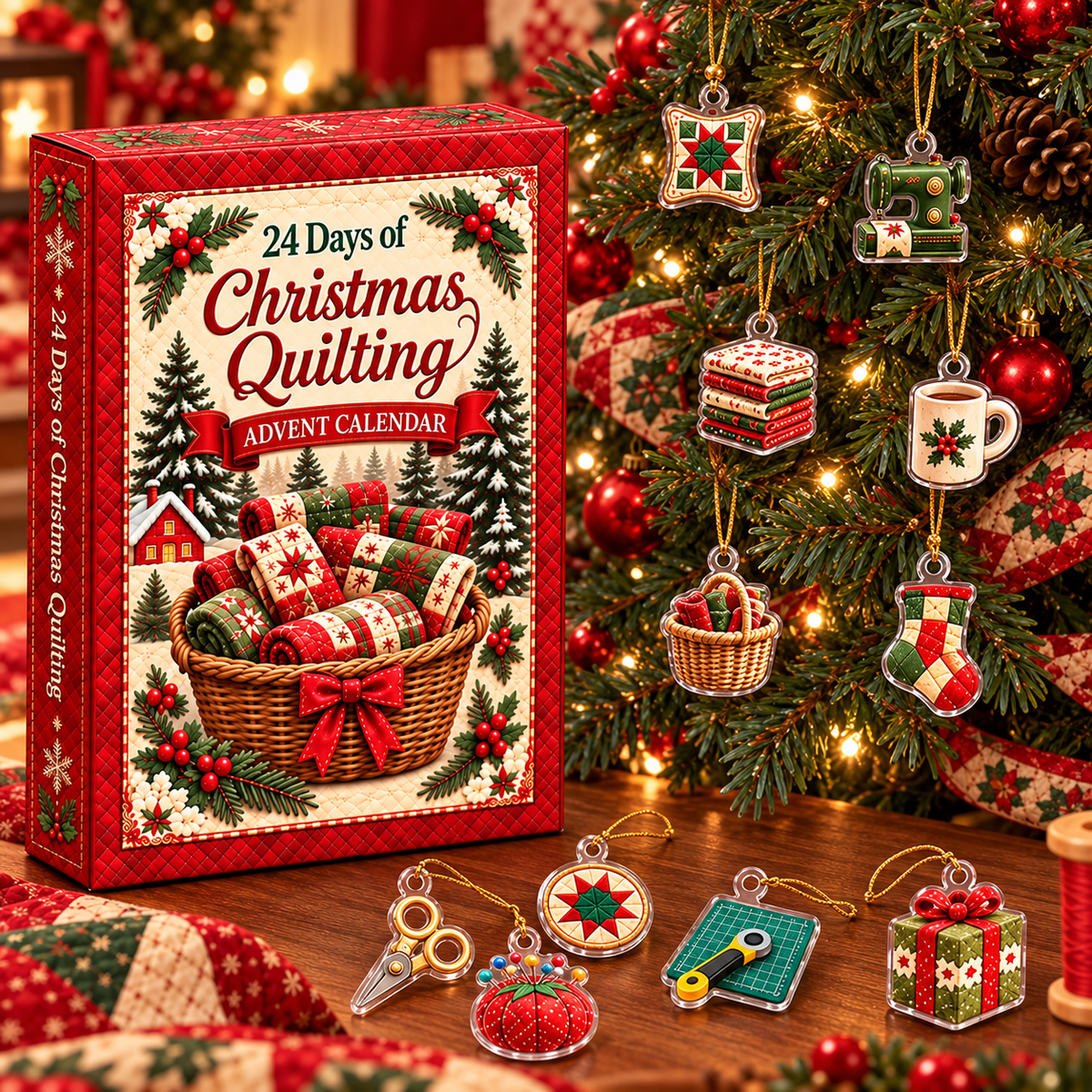 Christmas Quilting Advent Calendar 2026 – personalized product image 2